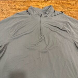 Rhone Gray Session Performance 1/4 Zip Golf Pullover Sweatshirt Sweater Men's XL